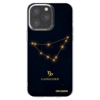 Picasee διαφανής θήκη σιλικόνης Apple iPhone 15 Pro Max - CAPRICORN