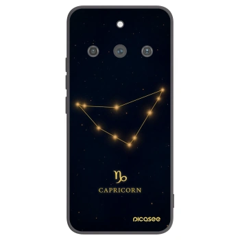 Picasee Μαύρη θήκη σιλικόνης για Realme 11 Pro+ - CAPRICORN