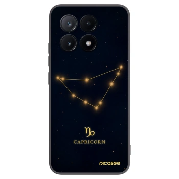 Picasee Μαύρη θήκη σιλικόνης για Xiaomi Poco X6 Pro - CAPRICORN