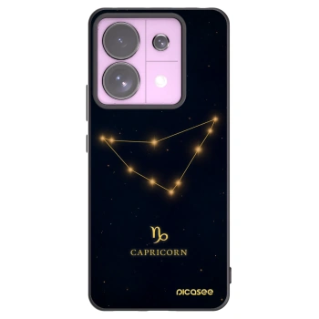 Picasee Μαύρη θήκη σιλικόνης για Xiaomi Redmi Note 13 Pro 5G - CAPRICORN