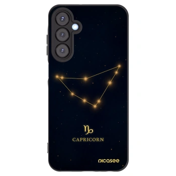 Picasee Μαύρη θήκη σιλικόνης για Samsung Galaxy A25 A256B 5G - CAPRICORN