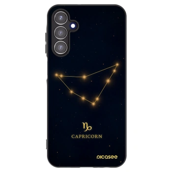 Picasee Μαύρη θήκη σιλικόνης για Samsung Galaxy A15 A155F 4G - CAPRICORN