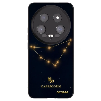Picasee Μαύρη θήκη σιλικόνης για Xiaomi 14 Ultra - CAPRICORN