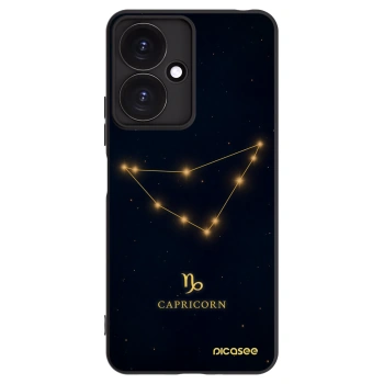 Picasee Μαύρη θήκη σιλικόνης για Xiaomi Redmi 13C 5G - CAPRICORN