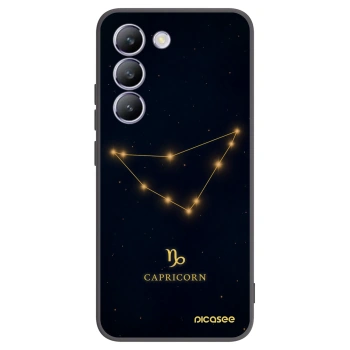 Picasee Μαύρη θήκη σιλικόνης για Vivo V40 SE 5G - CAPRICORN