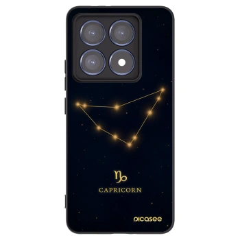Picasee Μαύρη θήκη σιλικόνης για Xiaomi 14T Pro - CAPRICORN
