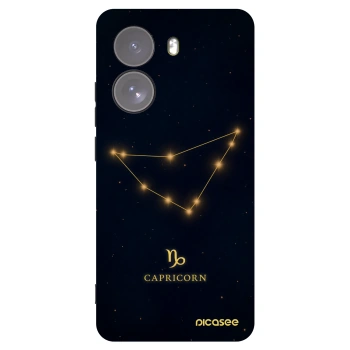Picasee Μαύρη θήκη σιλικόνης για Xiaomi Poco X7 - CAPRICORN