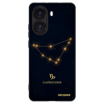 Picasee Μαύρη θήκη σιλικόνης για Xiaomi Poco X7 Pro 5G - CAPRICORN