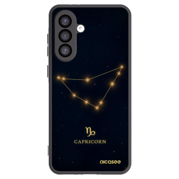 Picasee Μαύρη θήκη σιλικόνης για Samsung Galaxy A26 5G A266B - CAPRICORN