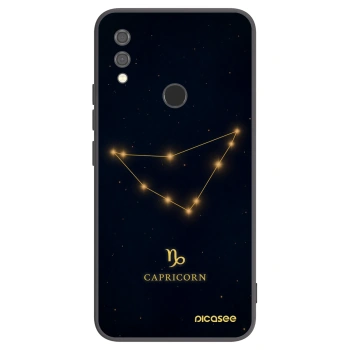 Picasee Μαύρη θήκη σιλικόνης για Xiaomi Redmi Note 7 - CAPRICORN