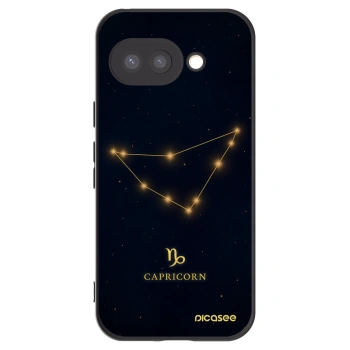 Picasee Μαύρη θήκη σιλικόνης για Google Pixel 9a - CAPRICORN