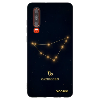 Picasee Μαύρη θήκη σιλικόνης για Huawei P30 - CAPRICORN