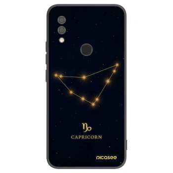 Picasee Μαύρη θήκη σιλικόνης για Xiaomi Redmi 7 - CAPRICORN