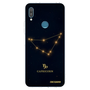 Picasee διαφανής θήκη σιλικόνης Huawei Y6 2019 - CAPRICORN