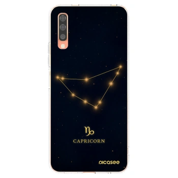 Picasee διαφανής θήκη σιλικόνης Samsung Galaxy A70 A705F - CAPRICORN