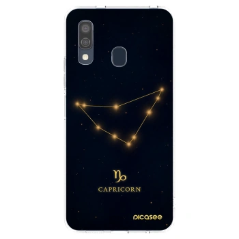 Picasee διαφανής θήκη σιλικόνης Samsung Galaxy A40 A405F - CAPRICORN