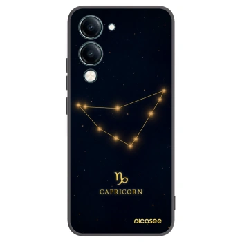 Picasee Μαύρη θήκη σιλικόνης για Vivo Y29s 5G - CAPRICORN