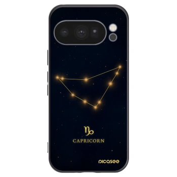 Picasee Μαύρη θήκη σιλικόνης για Google Pixel 10 Pro - CAPRICORN