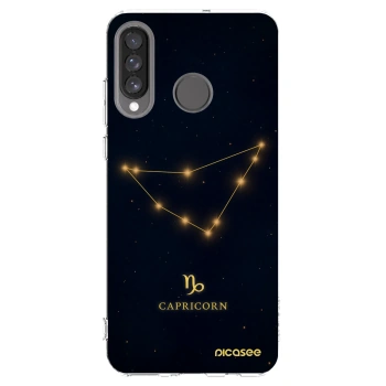 Picasee διαφανής θήκη σιλικόνης Huawei P30 Lite - CAPRICORN