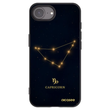 Picasee Μαύρη θήκη σιλικόνης για Apple iPhone 17e - CAPRICORN