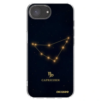 Picasee διαφανής θήκη σιλικόνης Apple iPhone 17e - CAPRICORN