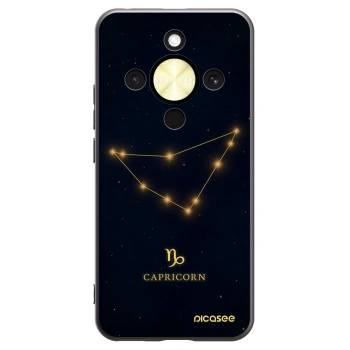 Picasee Μαύρη θήκη σιλικόνης για Honor Magic8 Lite 5G - CAPRICORN