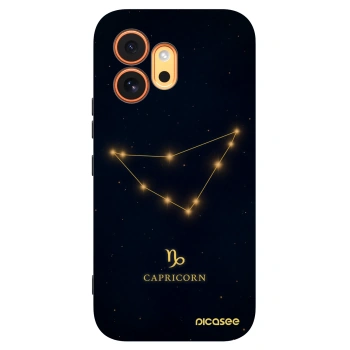 Picasee Μαύρη θήκη σιλικόνης για Honor 600 - CAPRICORN