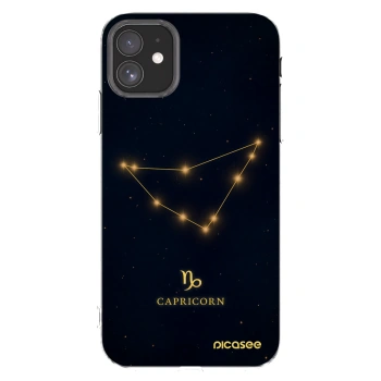 Picasee διαφανής θήκη σιλικόνης Apple iPhone 11 - CAPRICORN