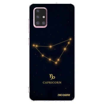 Picasee διαφανής θήκη σιλικόνης Samsung Galaxy A71 A715F - CAPRICORN