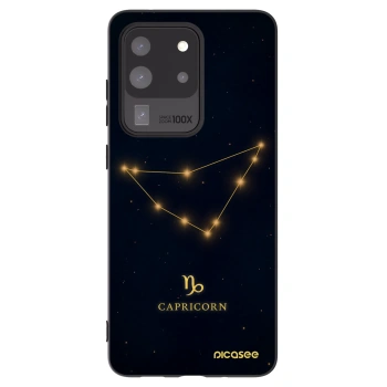 Picasee Μαύρη θήκη σιλικόνης για Samsung Galaxy S20 Ultra 5G G988F - CAPRICORN