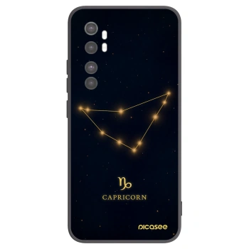 Picasee Μαύρη θήκη σιλικόνης για Xiaomi Mi Note 10 Lite - CAPRICORN