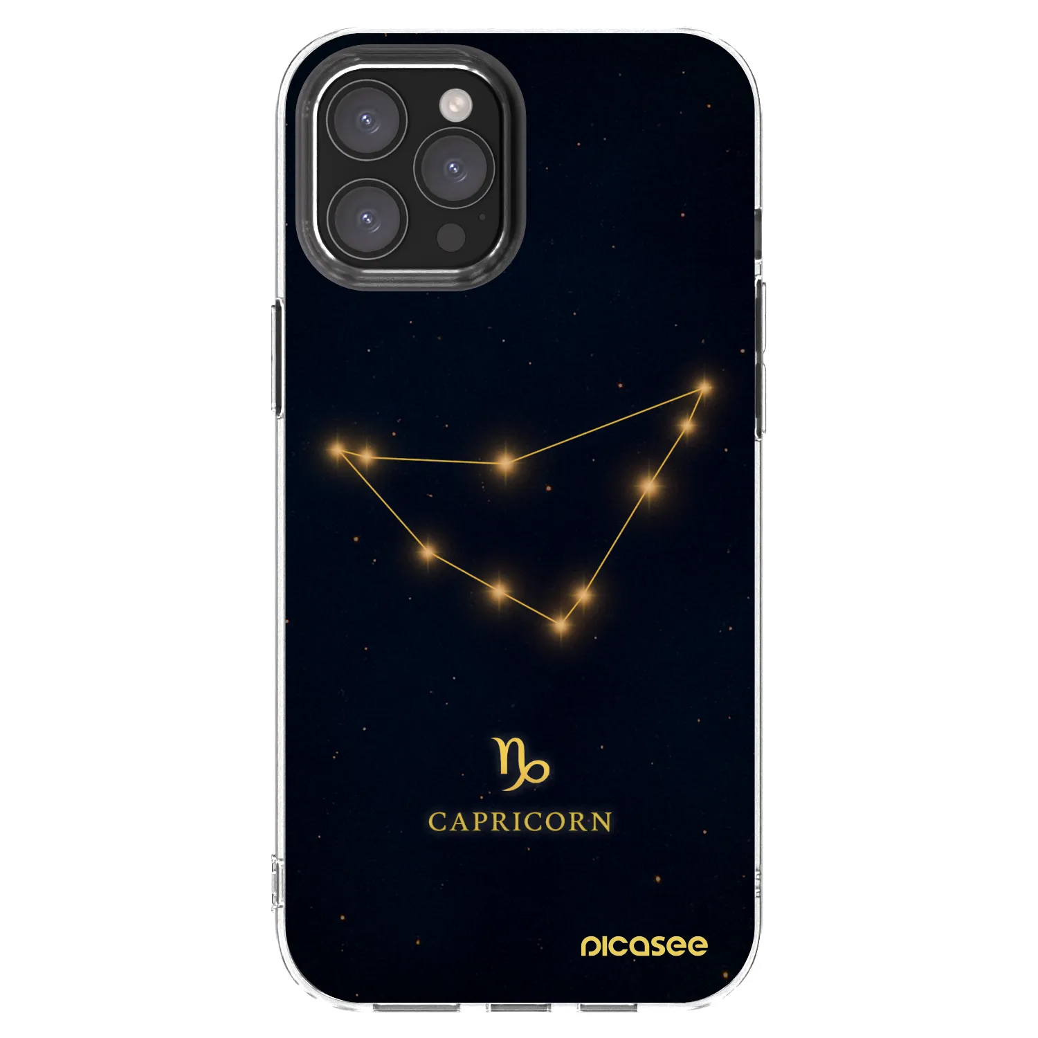 Picasee διαφανής θήκη σιλικόνης Apple iPhone 12 Pro Max - CAPRICORN