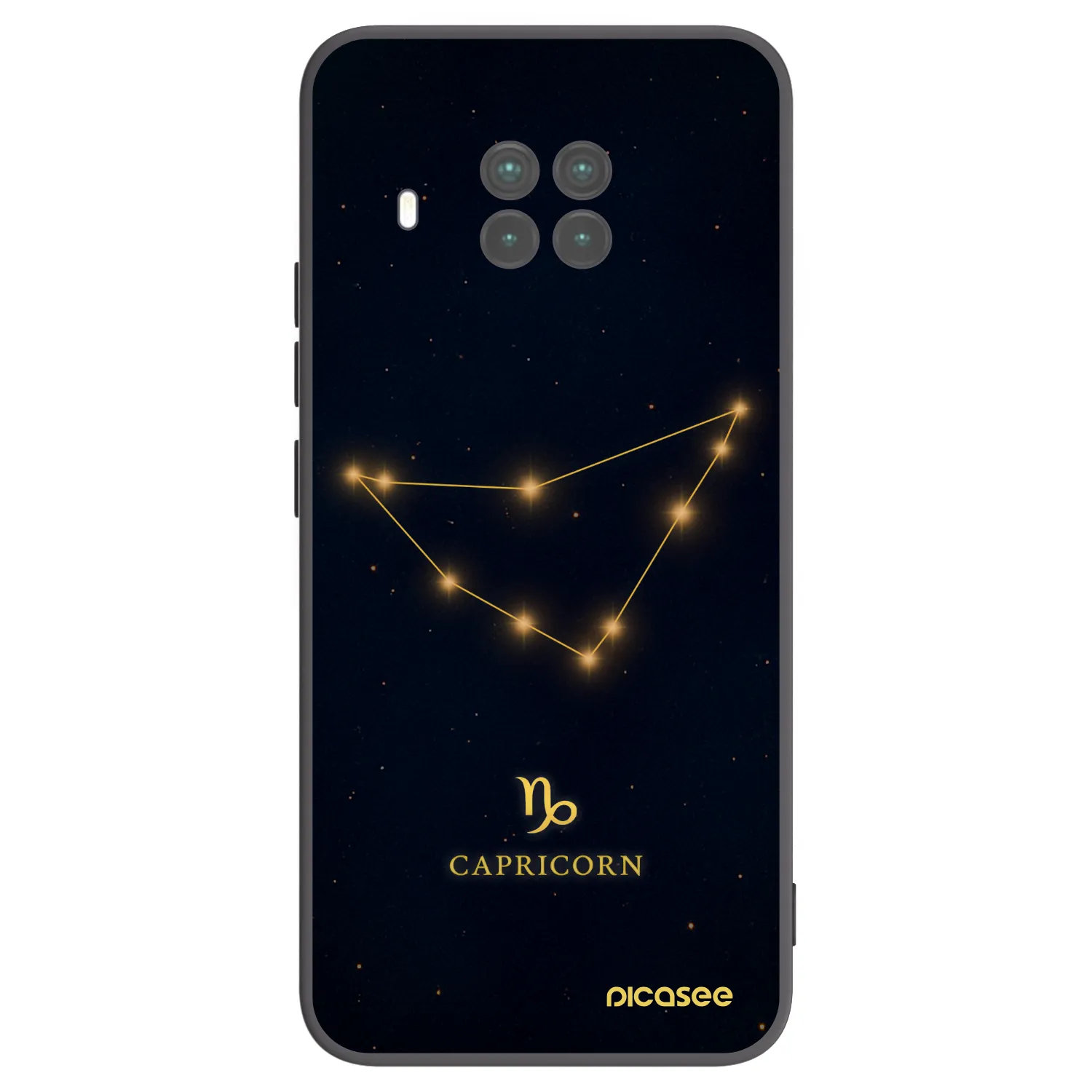 Picasee Μαύρη θήκη σιλικόνης για Xiaomi Mi 10T Lite - CAPRICORN