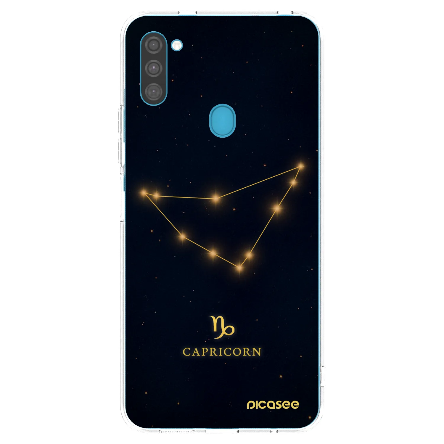 Picasee διαφανής θήκη σιλικόνης Samsung Galaxy M11 - CAPRICORN