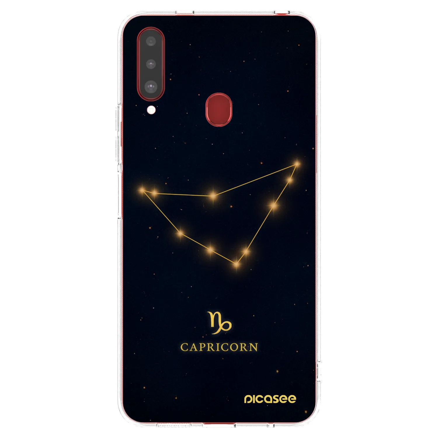 Picasee διαφανής θήκη σιλικόνης Samsung Galaxy A20s - CAPRICORN