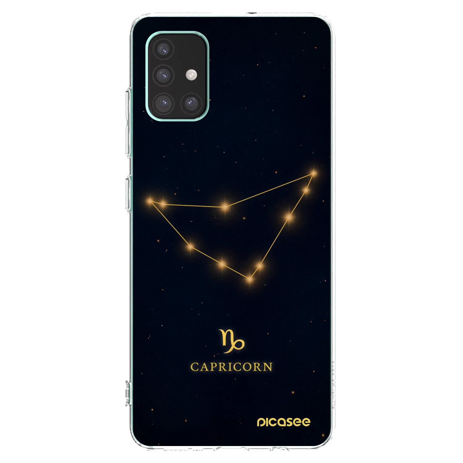 Picasee διαφανής θήκη σιλικόνης Samsung Galaxy M51 M515F - CAPRICORN