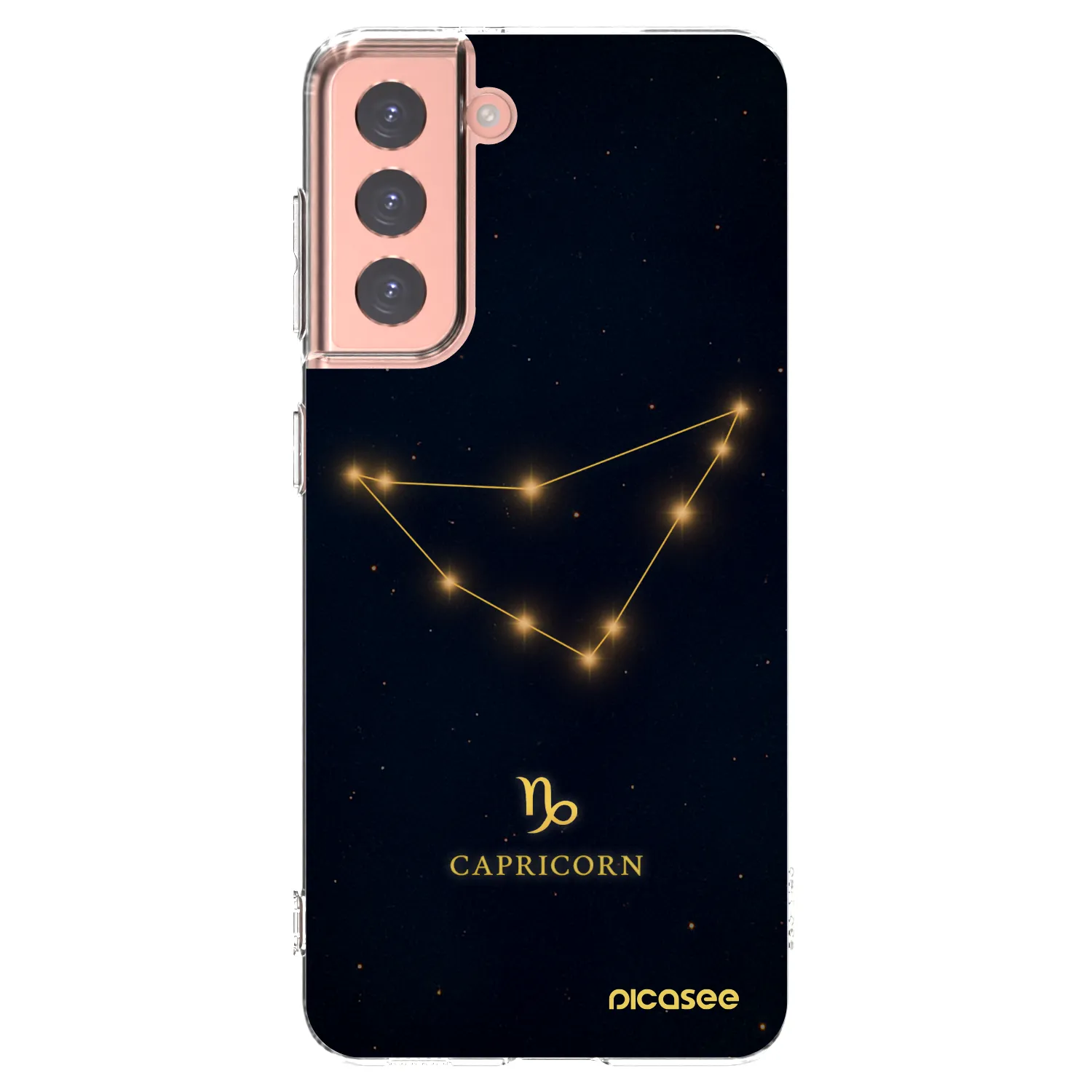 Picasee διαφανής θήκη σιλικόνης Samsung Galaxy S21 5G G991B - CAPRICORN