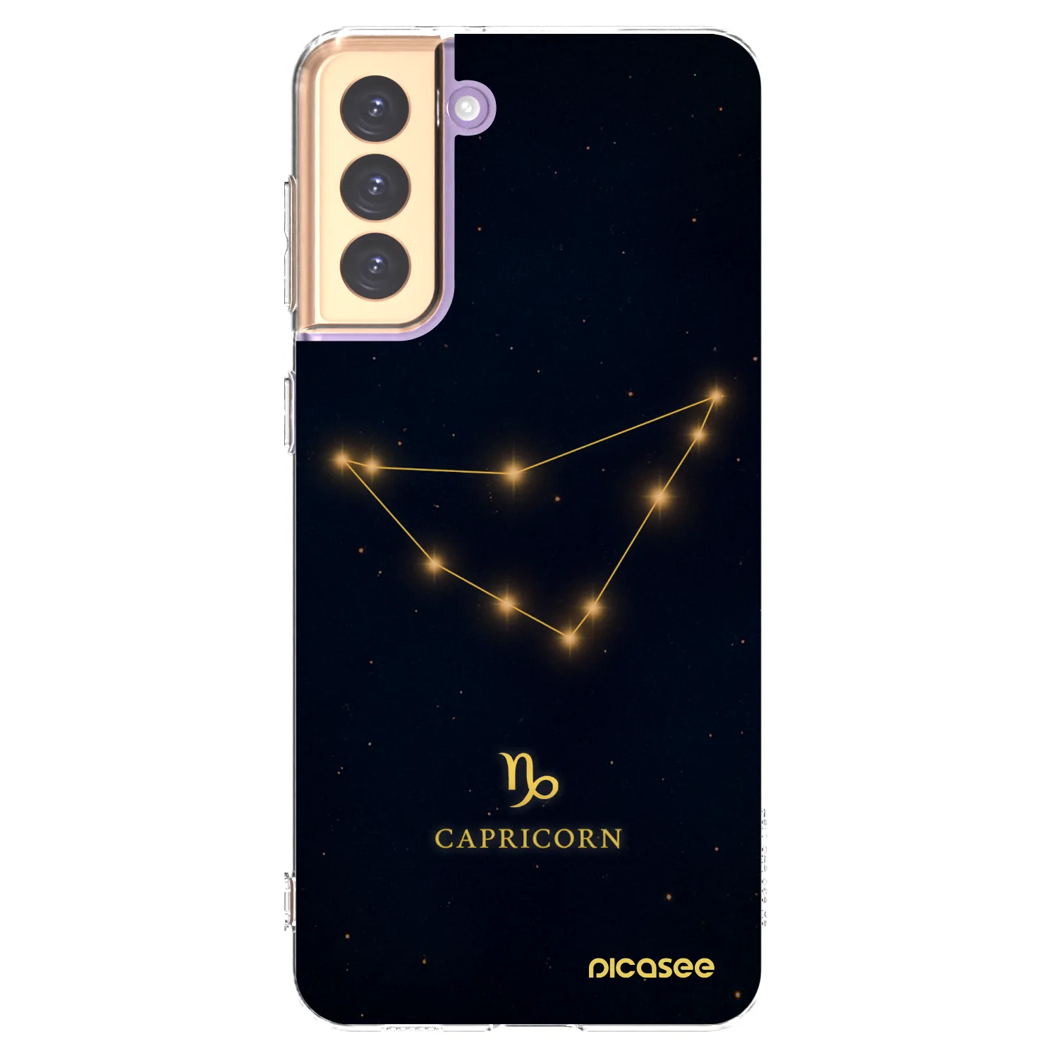 Picasee διαφανής θήκη σιλικόνης Samsung Galaxy S21+ 5G G996F - CAPRICORN
