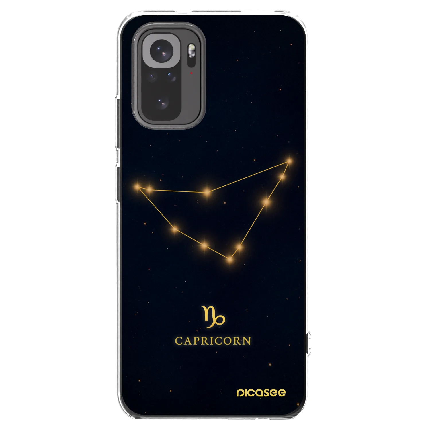 Picasee διαφανής θήκη σιλικόνης Xiaomi Redmi Note 10 - CAPRICORN