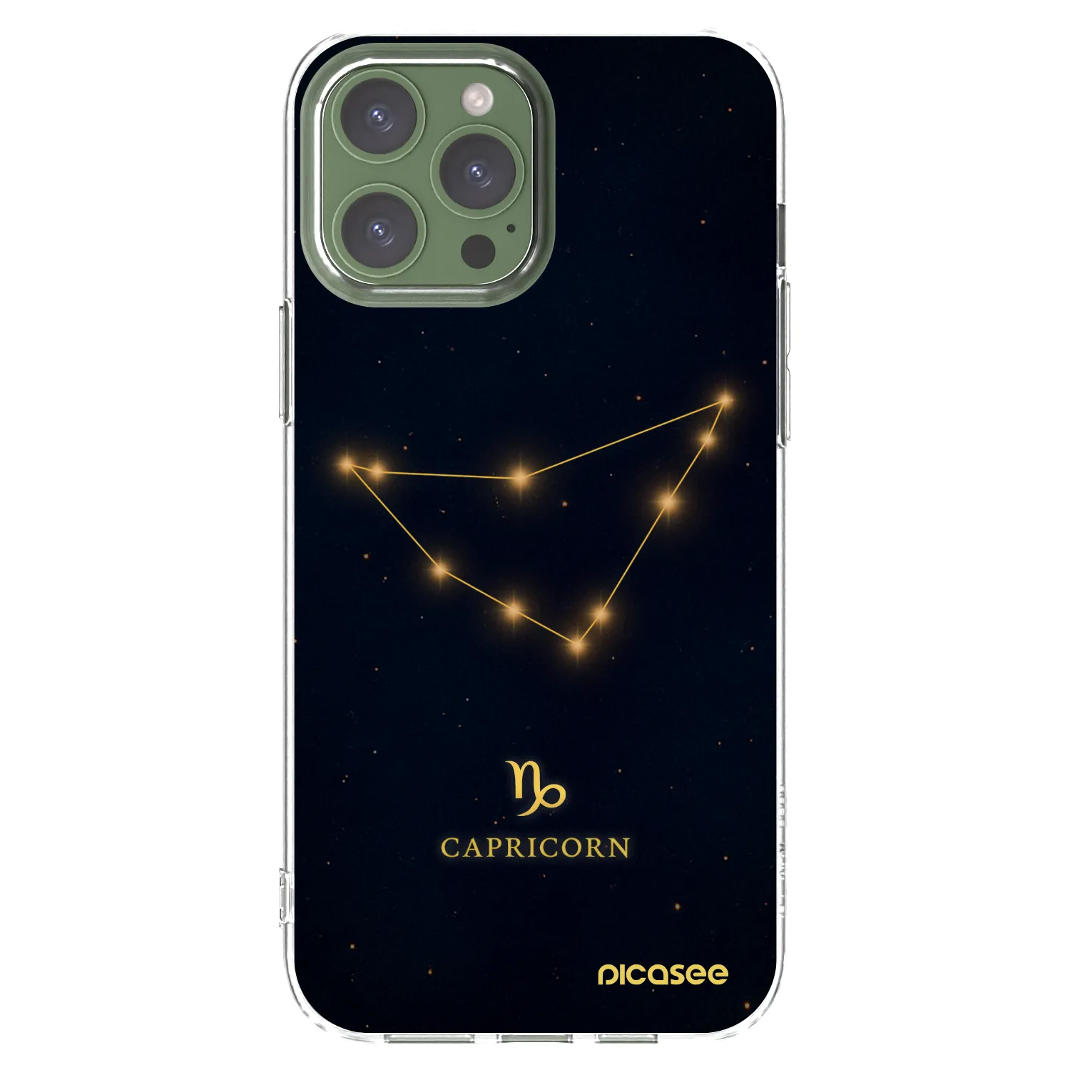 Picasee διαφανής θήκη σιλικόνης Apple iPhone 13 Pro Max - CAPRICORN
