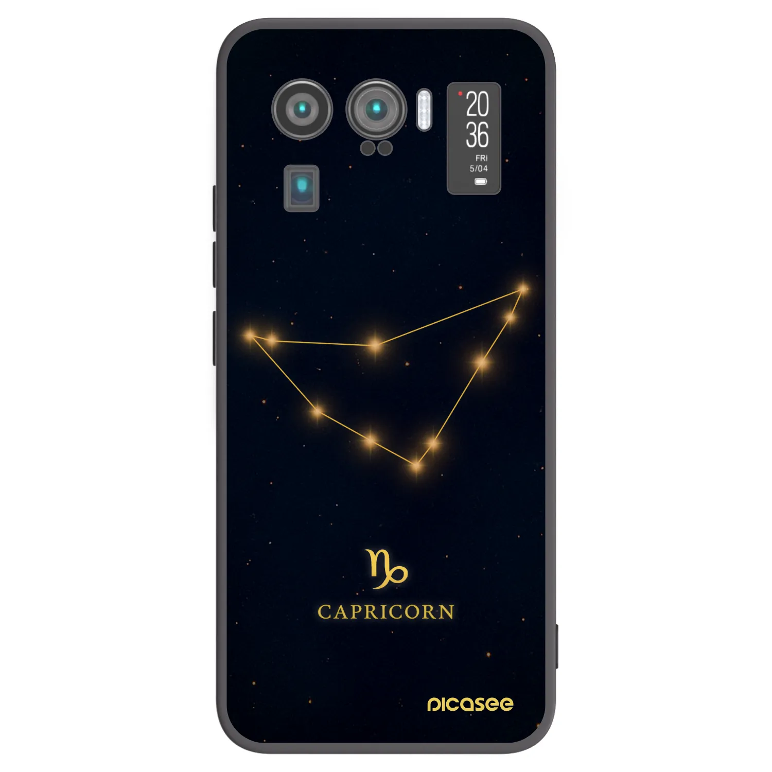 Picasee Μαύρη θήκη σιλικόνης για Xiaomi Mi 11 Ultra - CAPRICORN