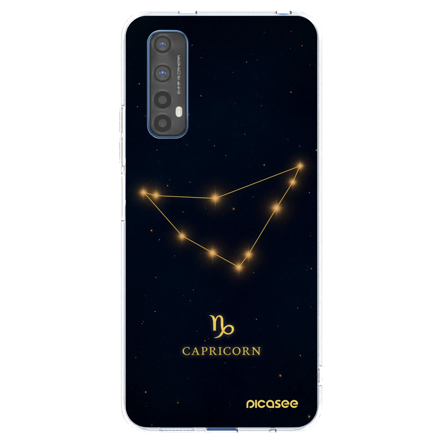 Picasee διαφανής θήκη σιλικόνης Realme 7 - CAPRICORN