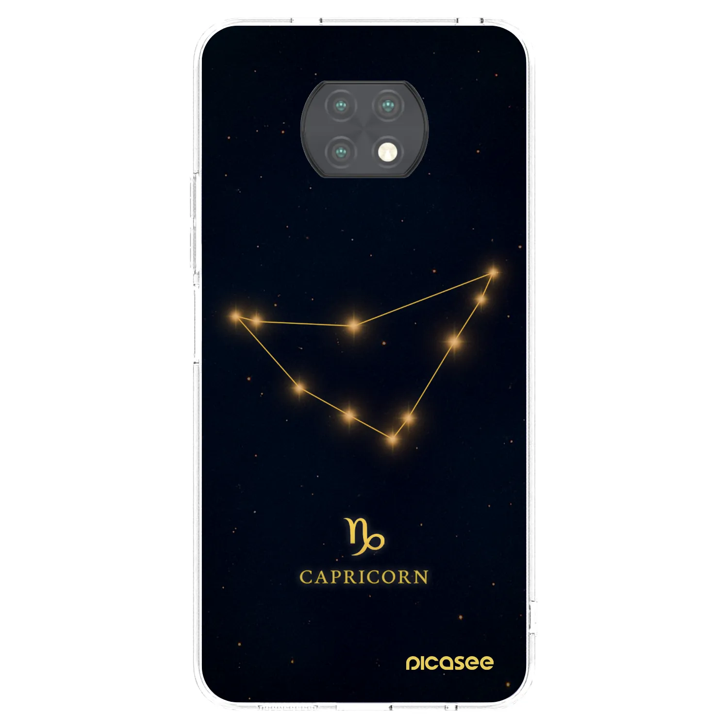Picasee διαφανής θήκη σιλικόνης Xiaomi Redmi Note 9T - CAPRICORN