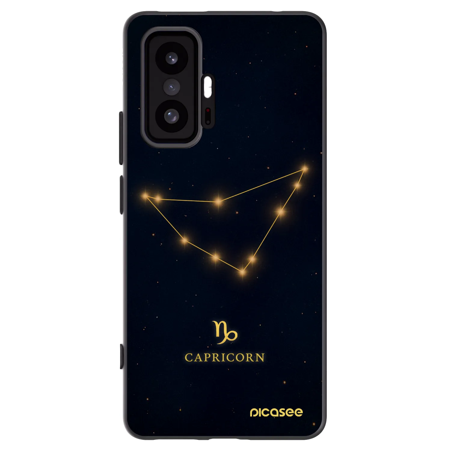 Picasee Μαύρη θήκη σιλικόνης για Xiaomi 11T Pro - CAPRICORN