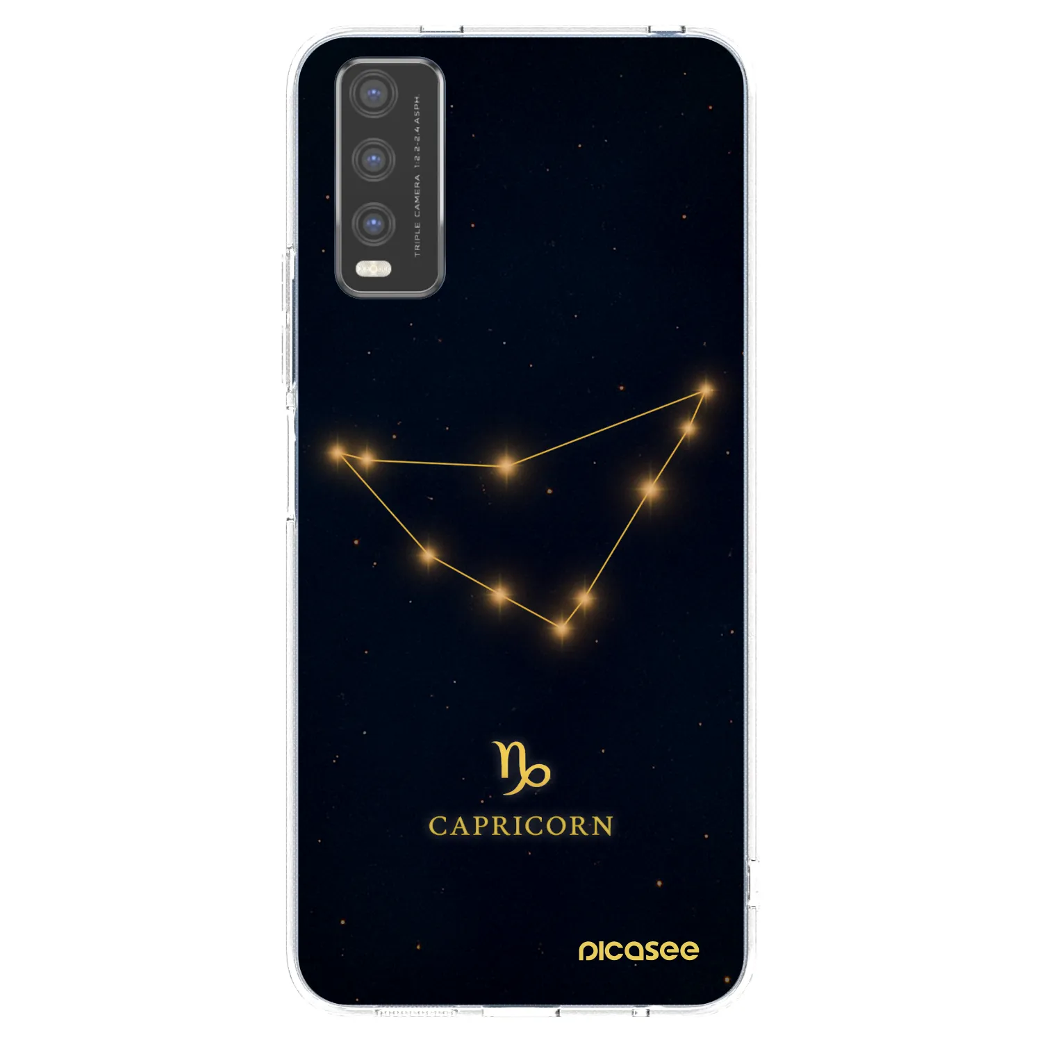 Picasee διαφανής θήκη σιλικόνης Vivo Y20s - CAPRICORN