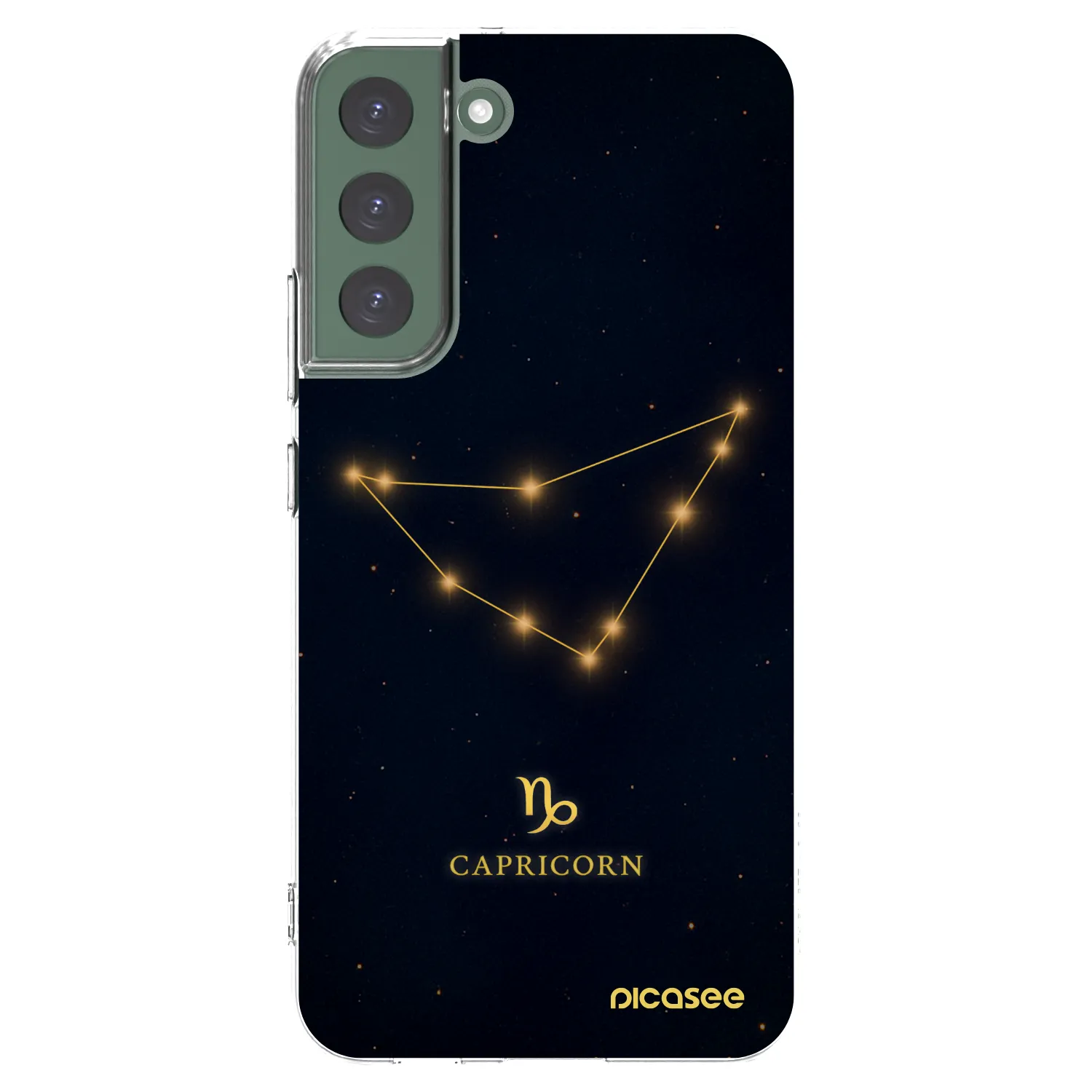 Picasee διαφανής θήκη σιλικόνης Samsung Galaxy S22+ 5G - CAPRICORN