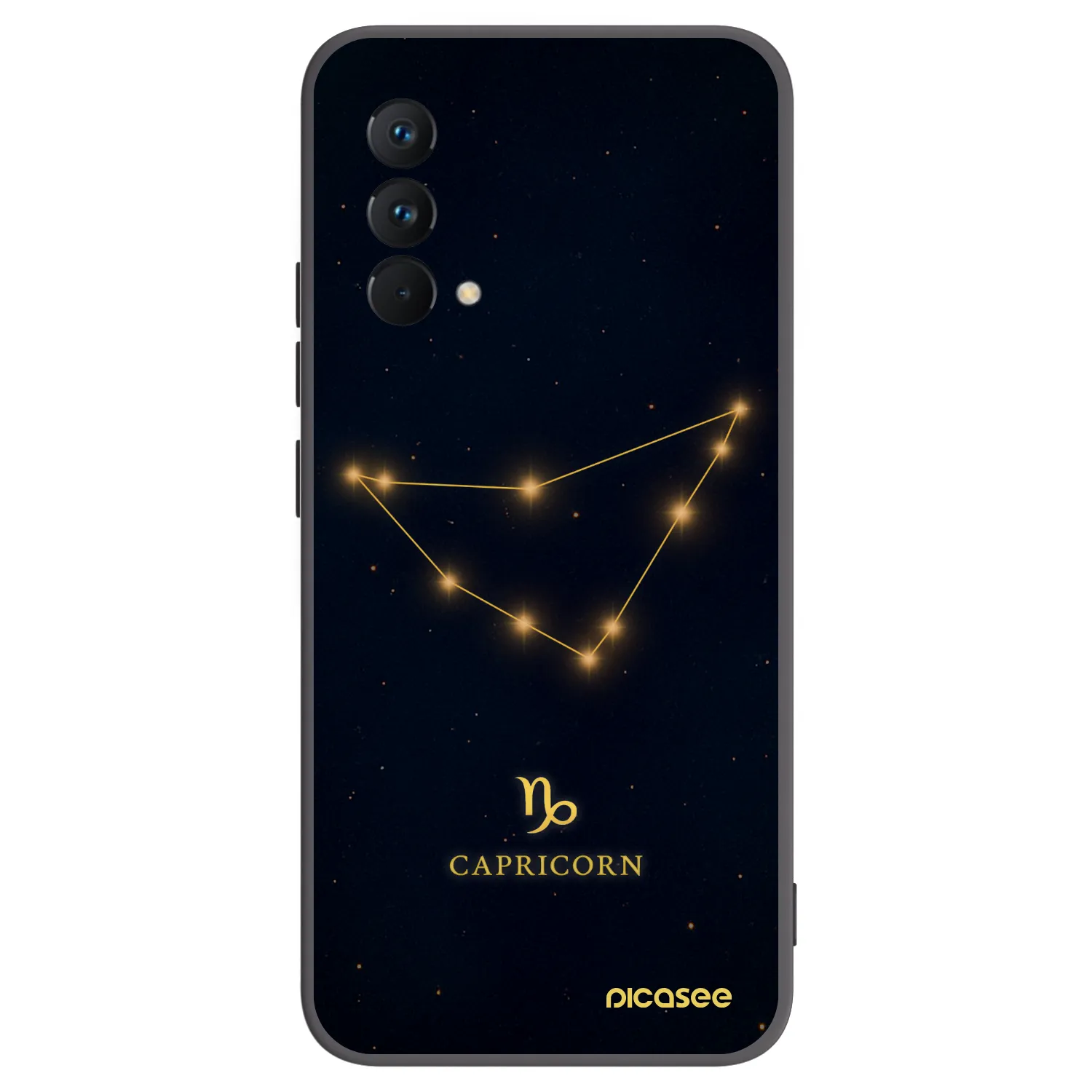 Picasee Μαύρη θήκη σιλικόνης για Realme GT Master Edition 5G - CAPRICORN