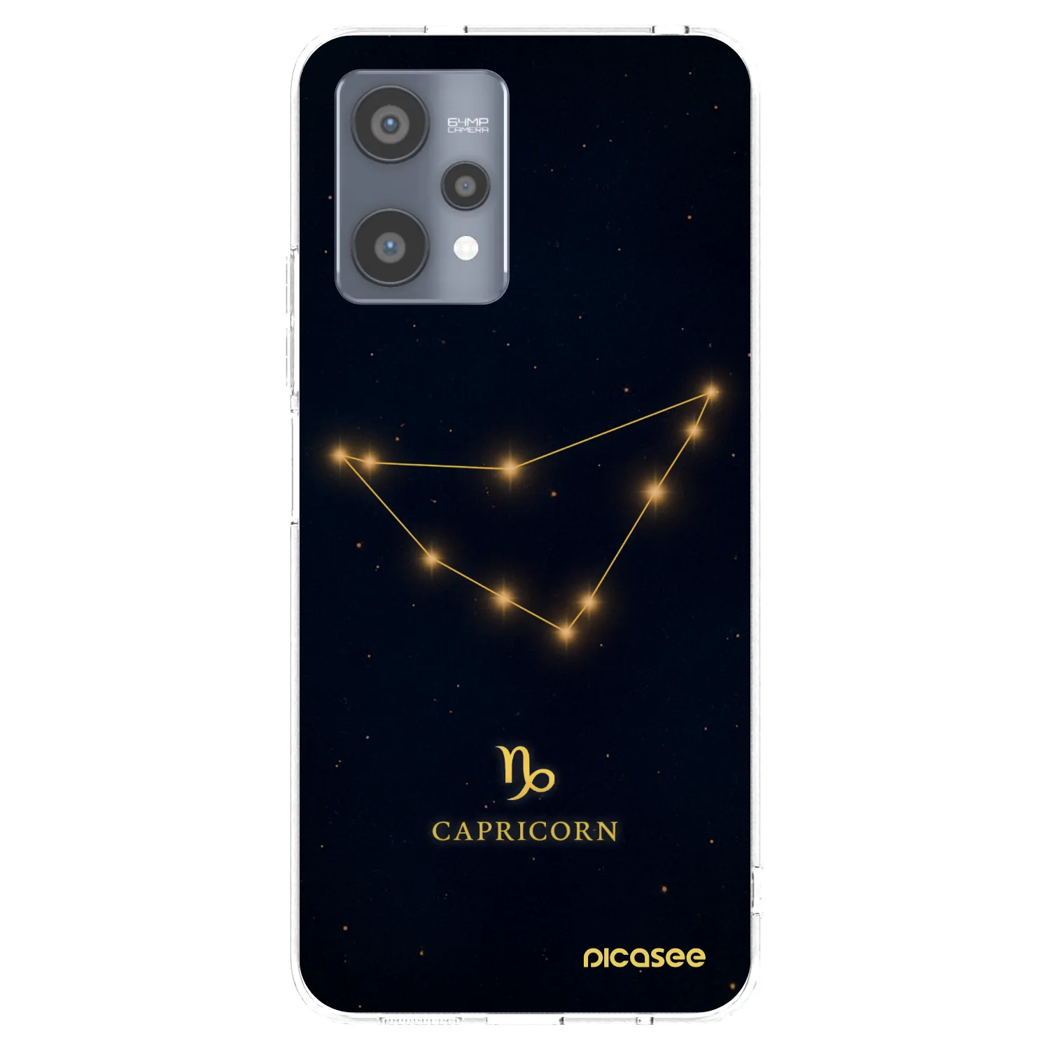 Picasee διαφανής θήκη σιλικόνης Realme 9 Pro 5G - CAPRICORN
