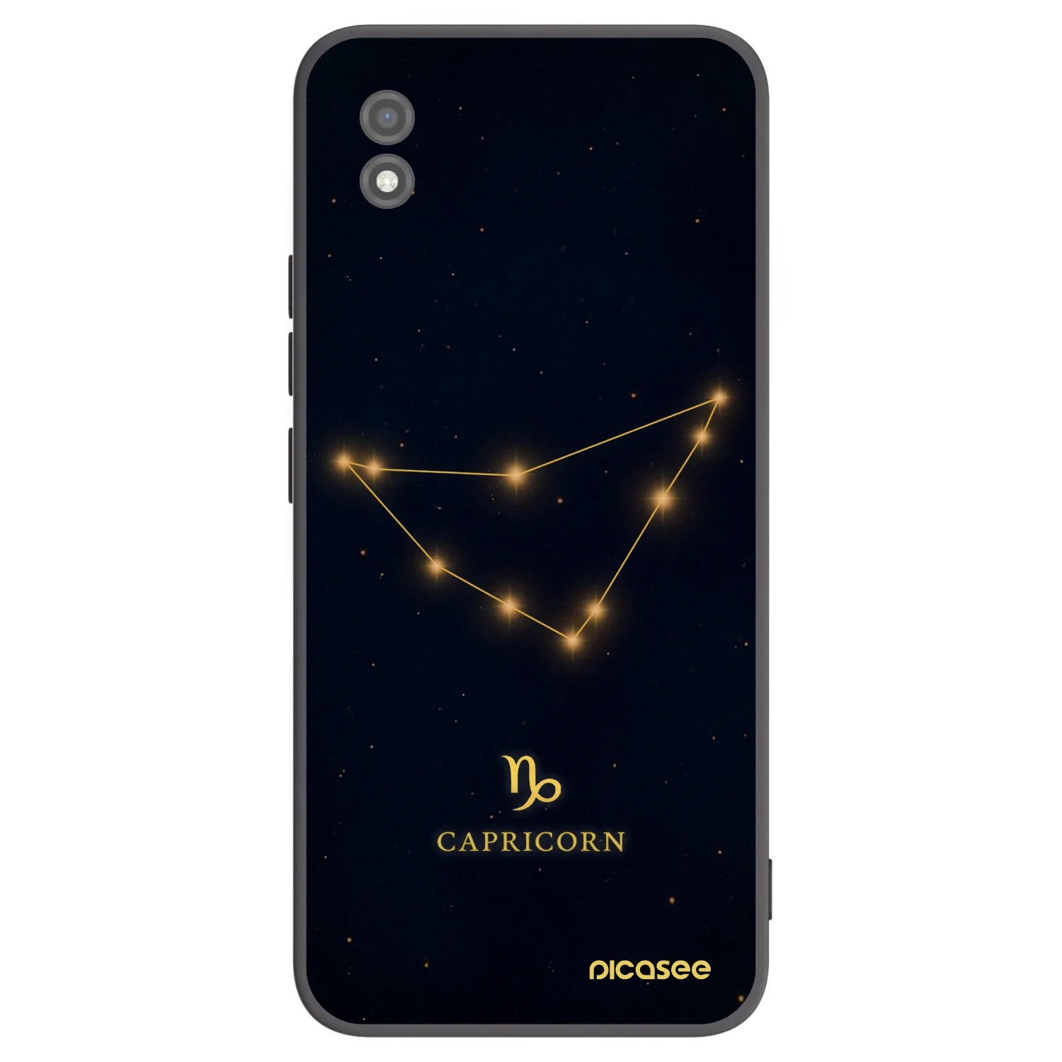 Picasee Μαύρη θήκη σιλικόνης για Realme C11 (2021) - CAPRICORN