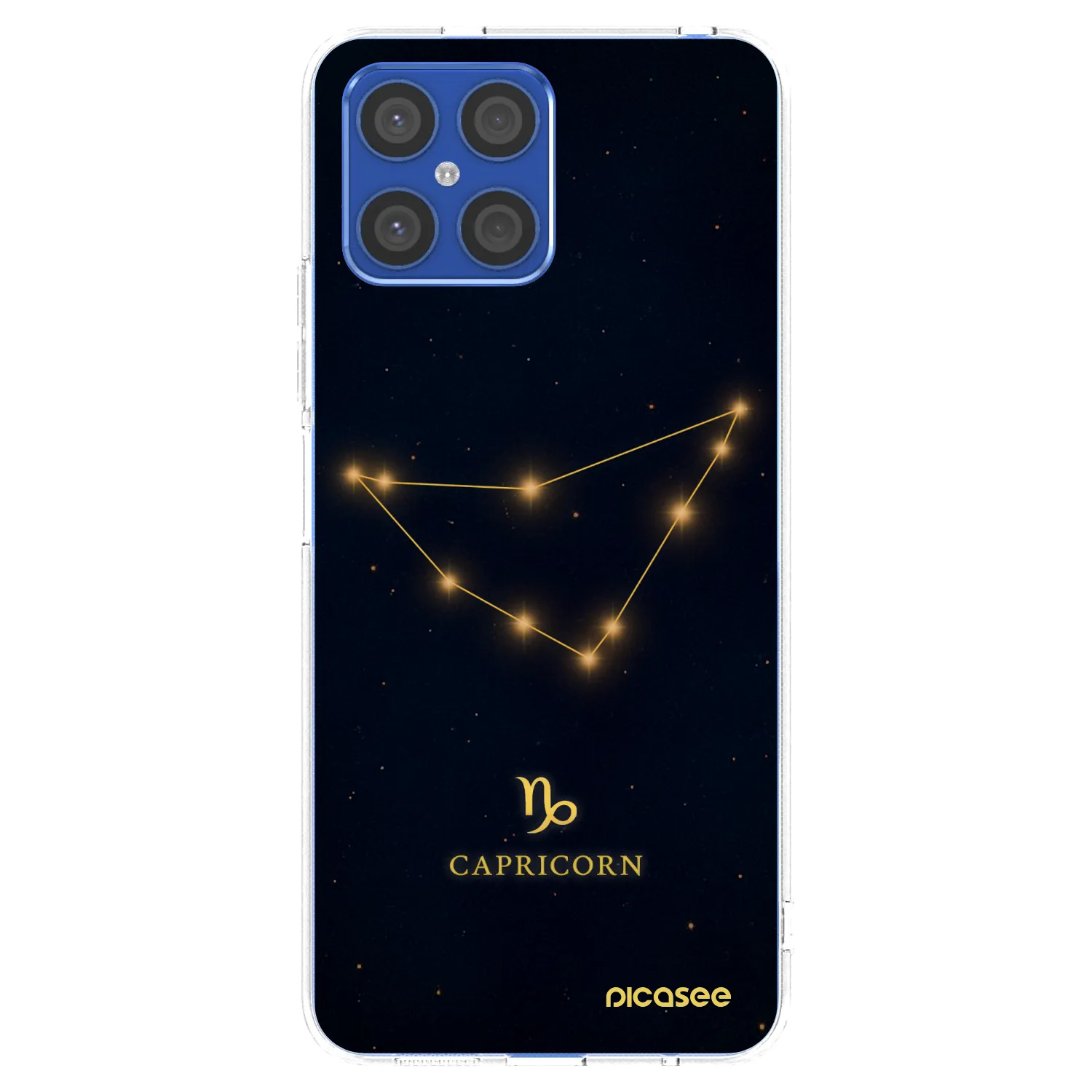 Picasee διαφανής θήκη σιλικόνης Honor X8 4G - CAPRICORN